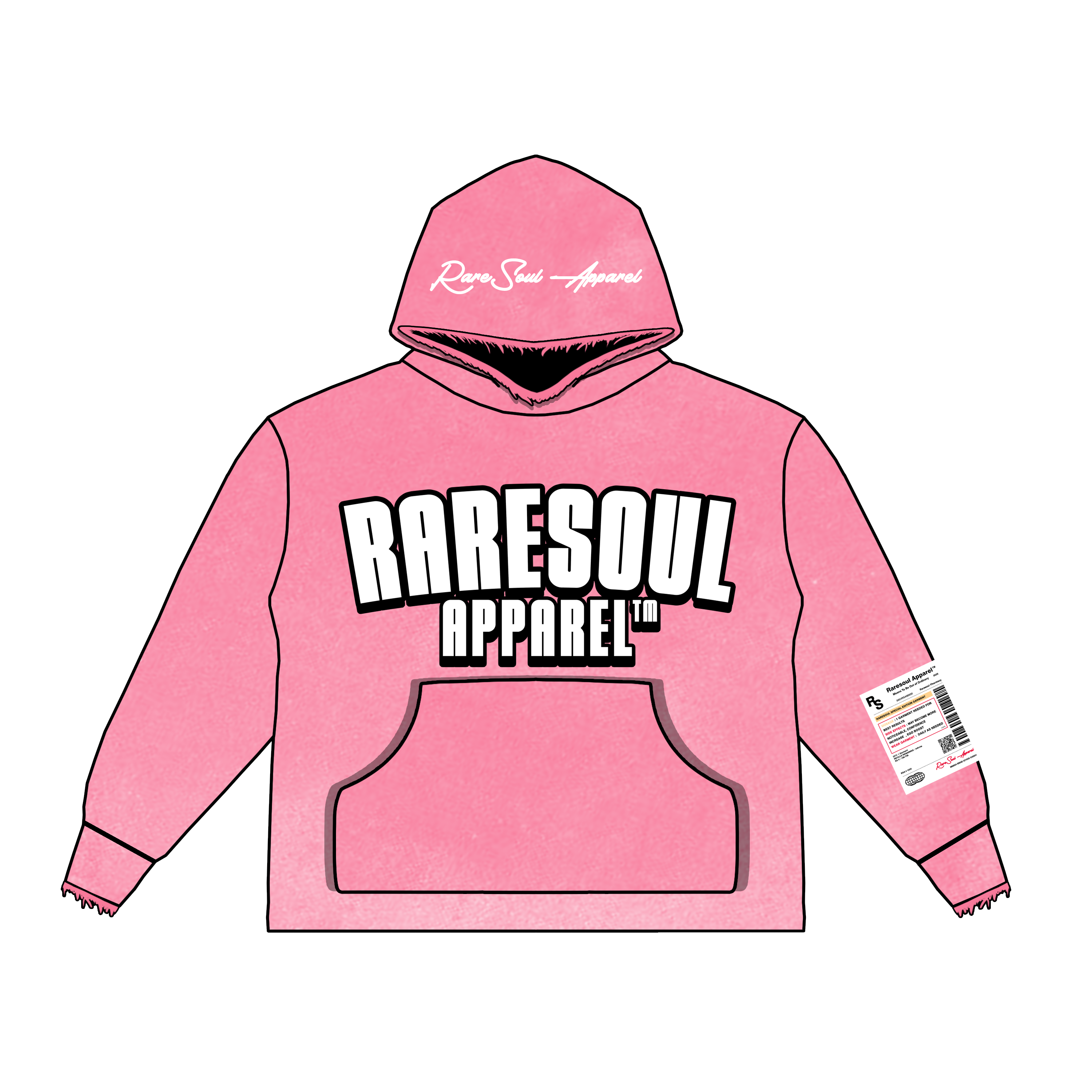 Pink Script Hoodie